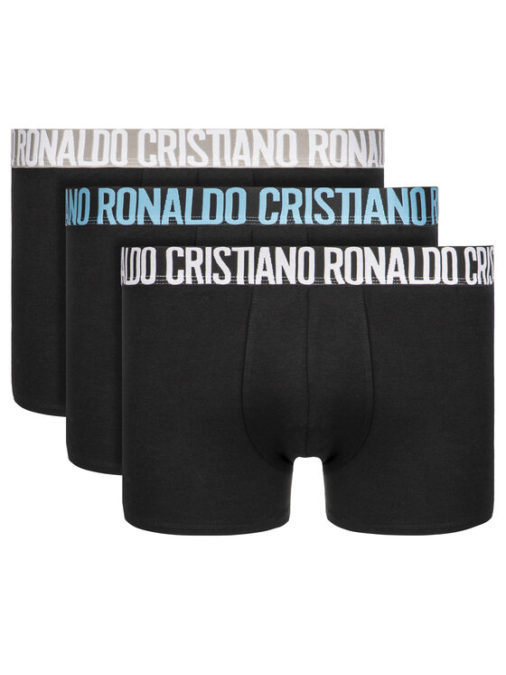 Cristiano Ronaldo CR7 Cristiano Ronaldo CR7 3 darab boxer Basic Trunk 3-Pack 8100-49-2712 Fekete