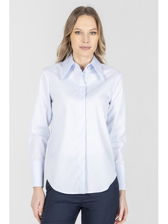 Deni Cler Milano Deni Cler Milano Koszula W-DC-1404-F2-E2-51-1 Niebieski Regular Fit