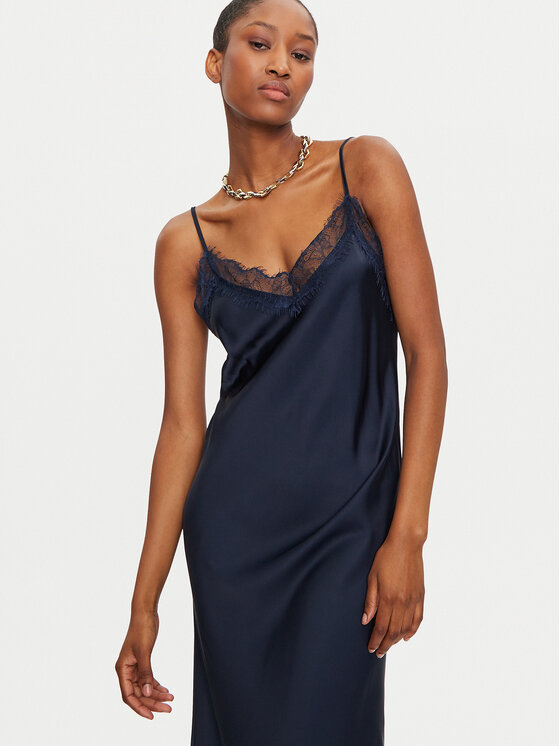 Rinascimento Rinascimento Coctailkleid CFC0120043003 Dunkelblau Regular Fit