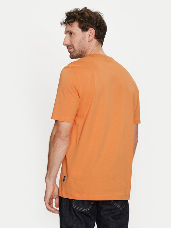Bugatti Bugatti Marškinėliai 8350 55043A Oranžinė Regular Fit