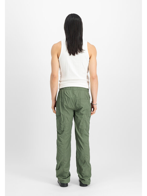 Alpha Industries Alpha Industries Spodnie cargo Nylon Cargo Pant Zielony Straight Leg