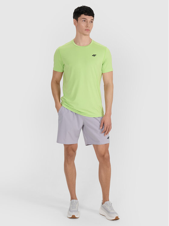 4F 4F Funkčné tričko MULTI ACTIVE Svetlo zelená Regular Fit