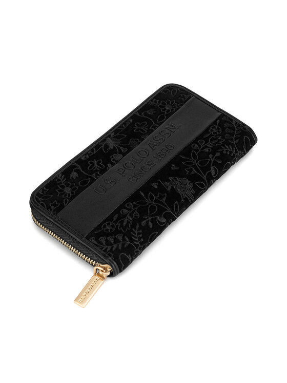 U.S. Polo Assn. U.S. Polo Assn. Didelė Moteriška Piniginė WIUXT8463WZC Juoda