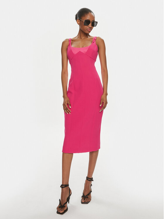 Versace Jeans Couture Versace Jeans Couture Vsakodnevna obleka 76HAO919 Roza Slim Fit