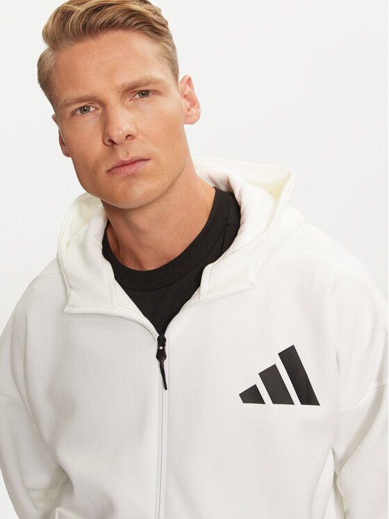 adidas adidas Mikina Z.N.E. JF2443 Biela Regular Fit