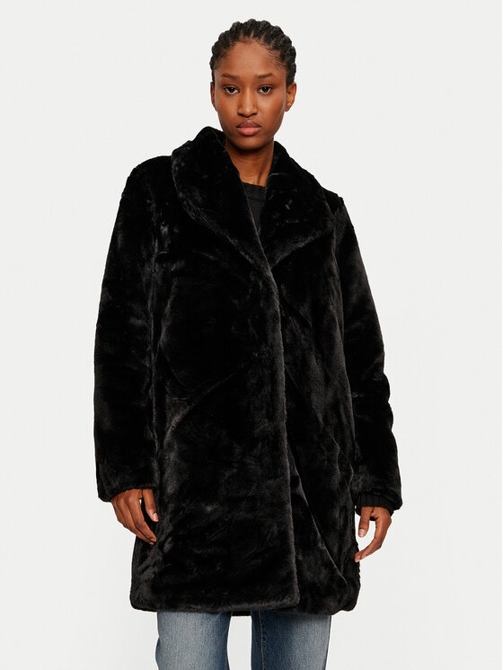 Vila Pelliccia Ebba 14098292 Nero Regular Fit, taglia : 40
