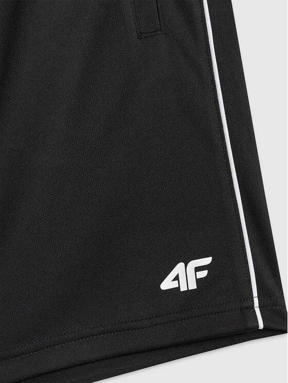 4F 4F Pantaloncini sportivi 4FJRSS26TFSHM1693-20S Nero Regular Fit