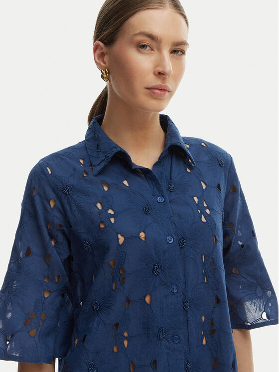 Iconique Iconique Vestito estivo Romina IC26-003 Blu Relaxed Fit