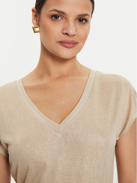 Morgan Morgan T-shirt 241-DAGA Beige Regular Fit