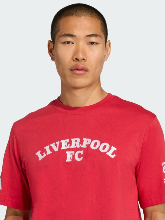 adidas adidas Koszulka techniczna Liverpool FC US Pack Tee Czerwony Regular Fit