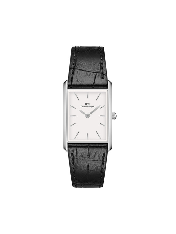 Daniel Wellington Ročna Ura Bound Black Crocodile DW00100697 Črna