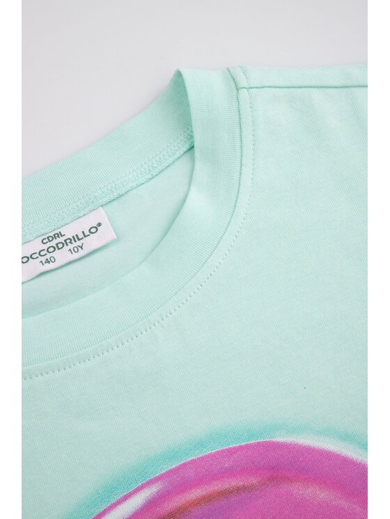 Coccodrillo Coccodrillo T-Shirt WC6143201SGJ-011 Zielony Regular Fit