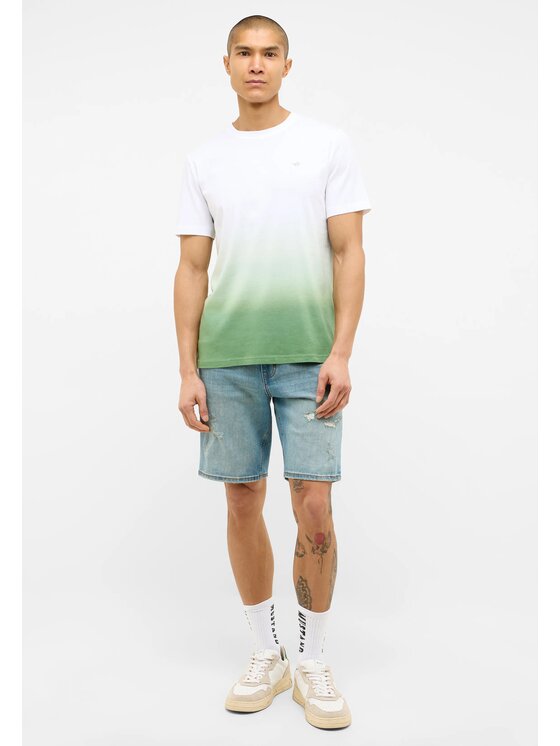 Mustang Mustang Szorty jeansowe Style Denver Shorts Niebieski Slim Fit