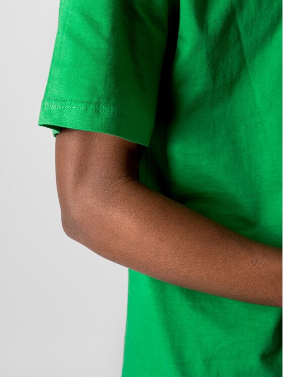 TeeShoppen TeeShoppen T-Shirt 'Oversized Collection' Zielony Oversize