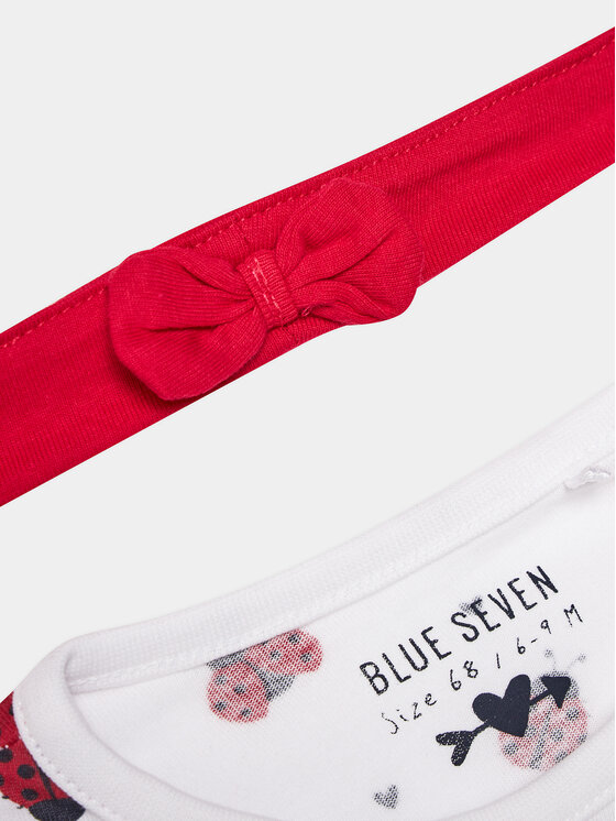 Blue Seven Blue Seven Haljina za svaki dan 417011 X Bijela Regular Fit