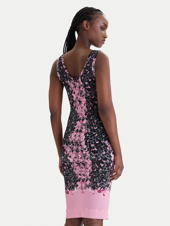 Versace Jeans Couture Versace Jeans Couture Kleid für den Alltag 80HAO9P6 JS546 Rosa Slim Fit