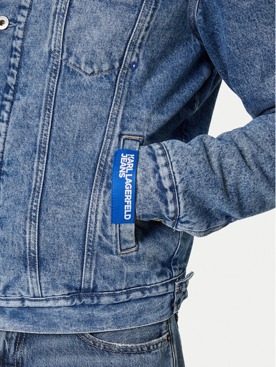 Karl Lagerfeld Jeans Karl Lagerfeld Jeans Geacă de blugi A4M14014 Albastru Regular Fit