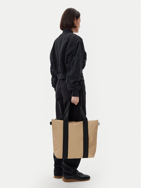 Rains Rains Torba Tote Bag Mini W3 14160 Beżowy