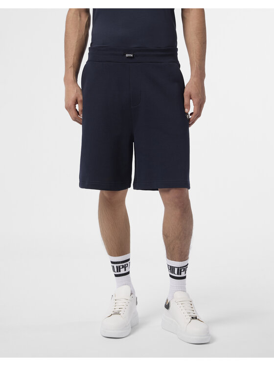 PHILIPP PLEIN PHILIPP PLEIN Szorty sportowe 29831 Granatowy Jogger Fit
