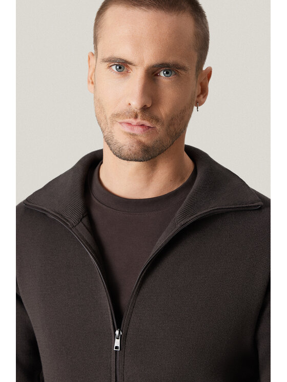 Próchnik Próchnik Kardigan PM18 SW073225000120 Brązowy Regular Fit