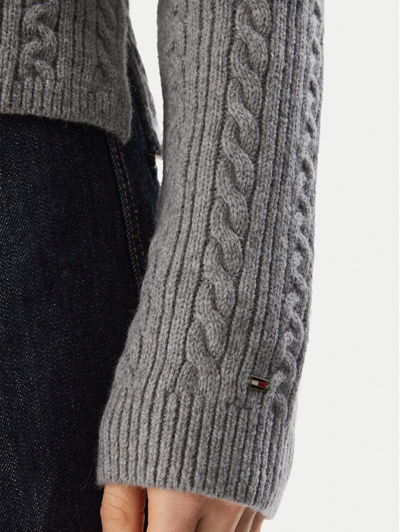 Tommy Hilfiger Tommy Hilfiger Džemper WW0WW52222 Siva Regular Fit