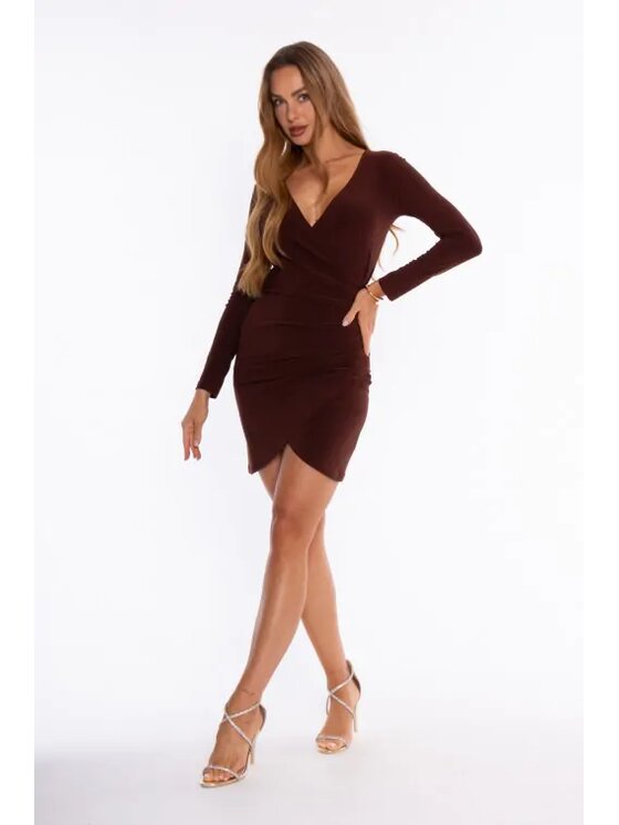 Made of Emotion Made of Emotion Abito da cocktail M926 Marrone Modern Fit