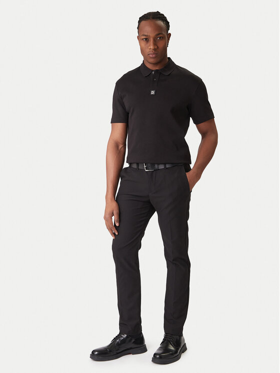 HUGO HUGO Poloshirt Deabono_D 50517638 Schwarz Regular Fit