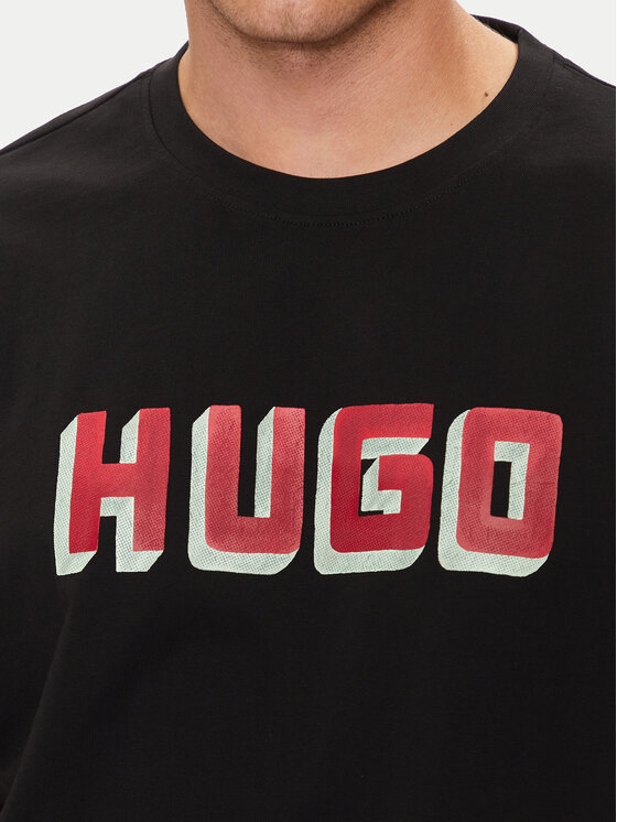 HUGO Hugo T-shirt Daqerio 50516624 Crna Regular Fit