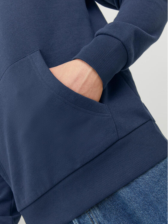 Jack & Jones Jack & Jones Džemperis ar kapuci Josh 12236513 Tumši zils Standard Fit