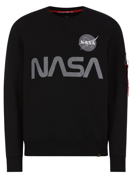 Felpa nasa nera on sale