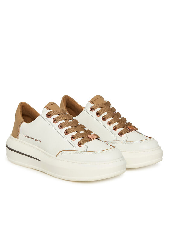 Alexander Smith Alexander Smith Sneakersy Lancaster ASBCLSW-1752-WLN Biela
