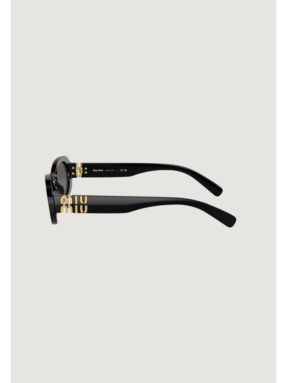 Miu Miu Miu Miu Okulary przeciwsłoneczne 0MU 06ZS 1AB5S0 Czarny