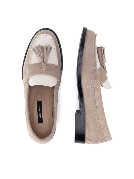 GINO ROSSI Gino Rossi Loafersy ELISA-E25-26390 Beżowy