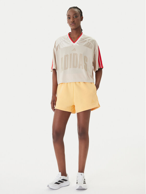 adidas adidas T-krekls Stadium JZ1073 Bēšs Loose Fit