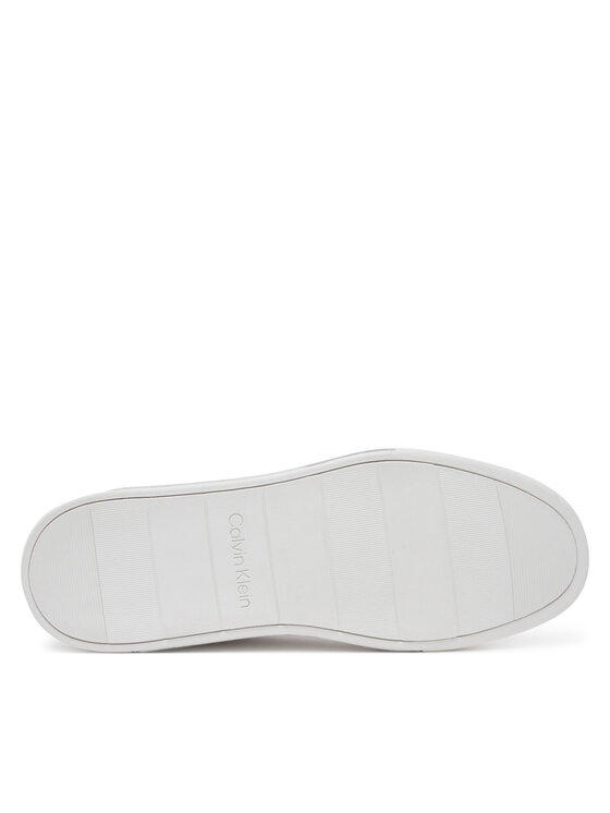 Calvin Klein Calvin Klein Sneakers Low Top Lace Up Lth Mono HM0HM01756 Weiß