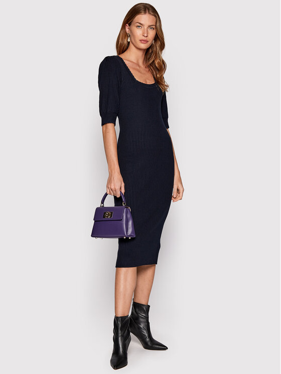 Scotch & Soda Scotch & Soda Trikotažinė suknelė 168555 Tamsiai mėlyna Regular Fit