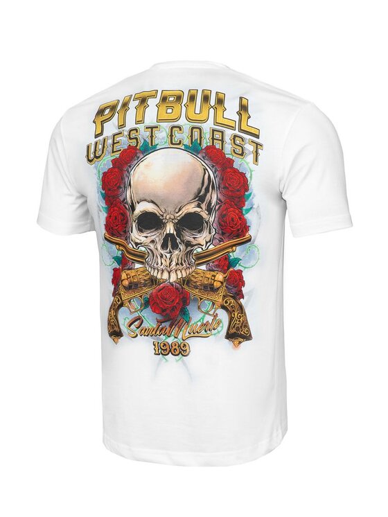 PITBULL PITBULL T-Shirt Koszulka Santa Muerte XXL Biały Regular Fit