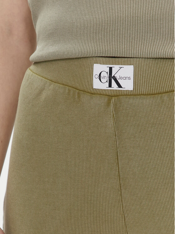 Calvin Klein Jeans Calvin Klein Jeans Spodnie dresowe J20J223126 Zielony Regular Fit