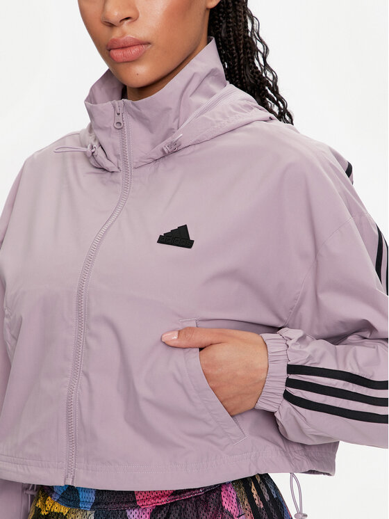adidas adidas Giacca di transizione Future Icons 3-Stripes IP1573 Viola Loose Fit