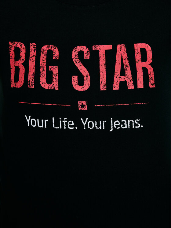BIG STAR BIG STAR T-Shirt BRUNONA Czarny Basic Fit