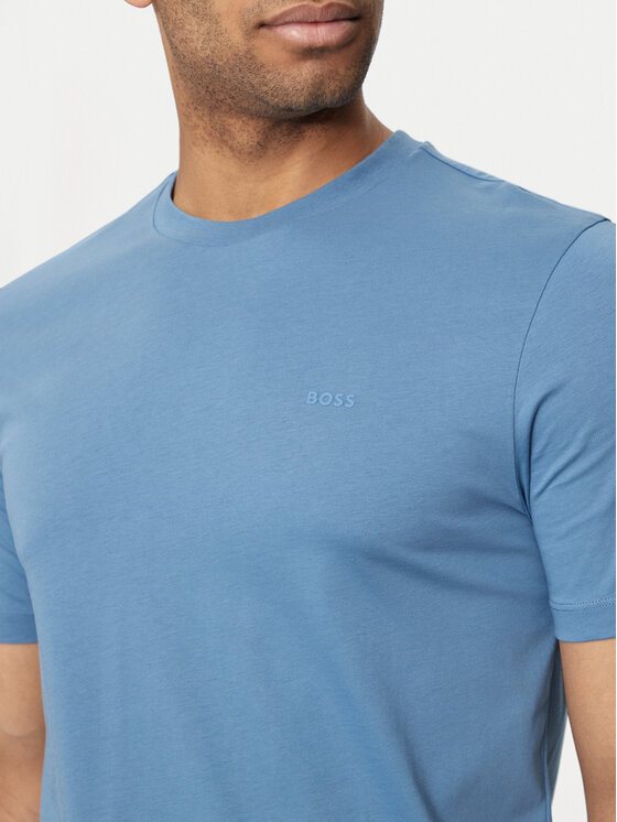 BOSS Boss T-krekls Thompson 01 50468347 Zils Regular Fit