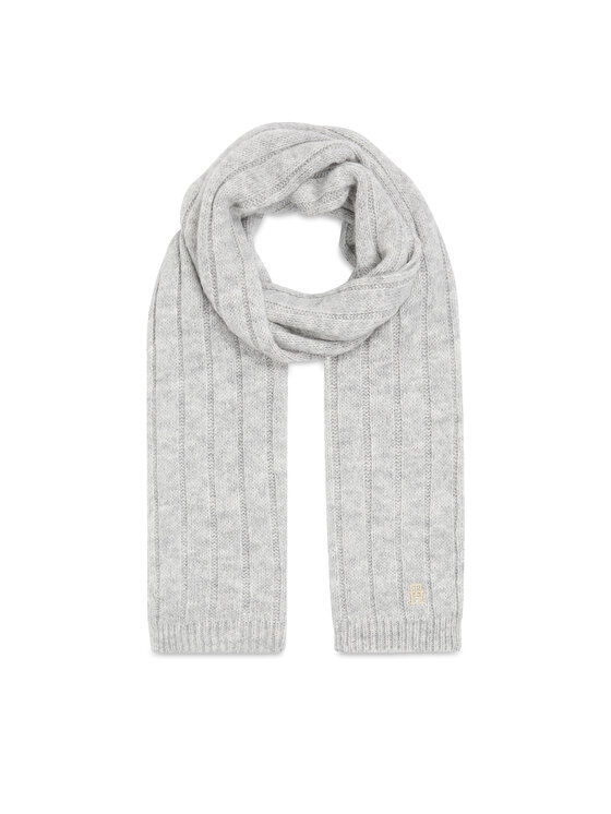 Tommy Hilfiger Šallīte Th Timeless Scarf AW0AW15351 Pelēks