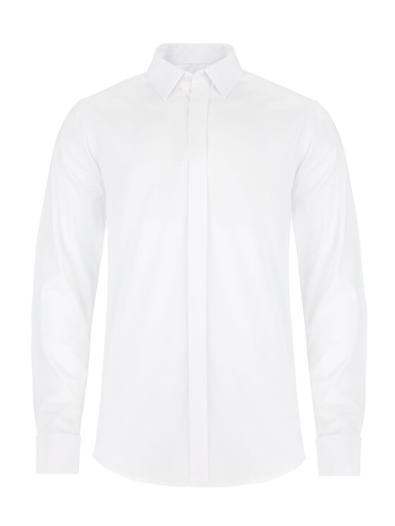 Pako Lorente Pako Lorente Koszula P000B-1X-407 Biały Slim Fit