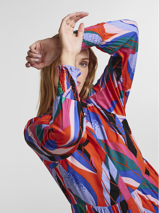 YAS YAS Сукня-сорочка Alira 26027838 Кольоровий Relaxed Fit