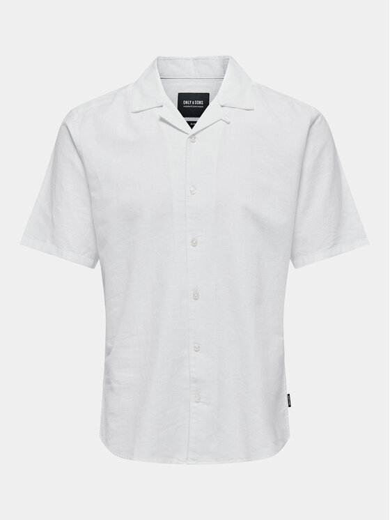 Only & Sons Only & Sons Koszula Caiden 22025116 Biały Slim Fit