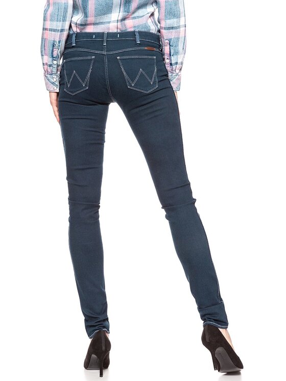 Wrangler Wrangler Jeansy COURTNEY Niebieski Skinny Fit