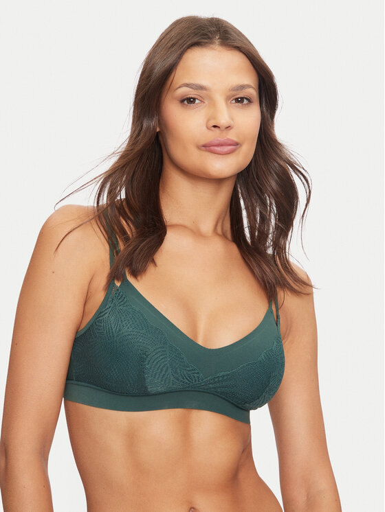 Chantelle Podprsenka Bralette Soft Stretch C11GQ9 Zelená