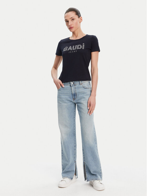 Gaudi Gaudi T-shirt 511BD64021 Blu scuro Regular Fit