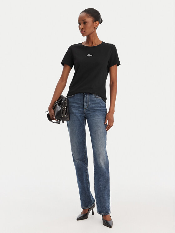 BOSS BOSS T-Shirt Elove 50554696 Czarny Slim Fit