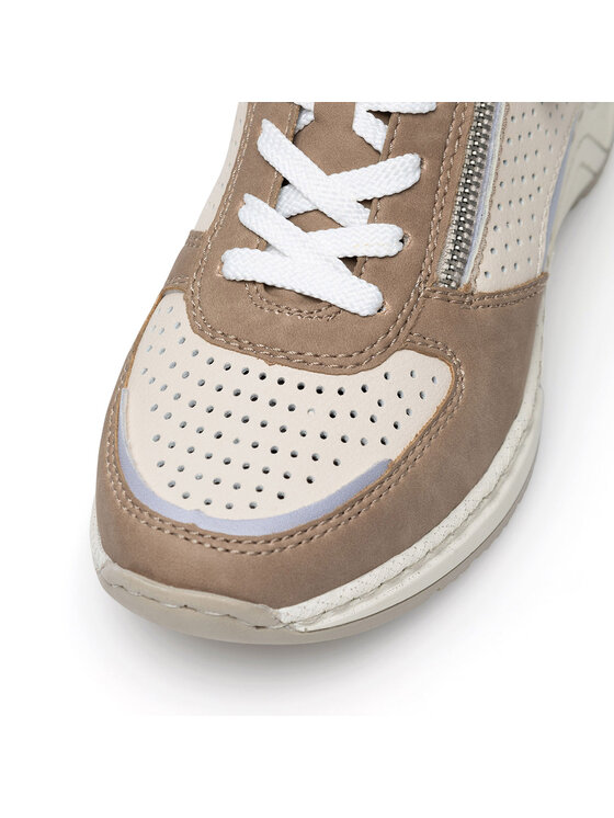 Rieker Rieker Sneakersy N43L1-62 Beżowy